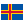 Aland Islands flag
